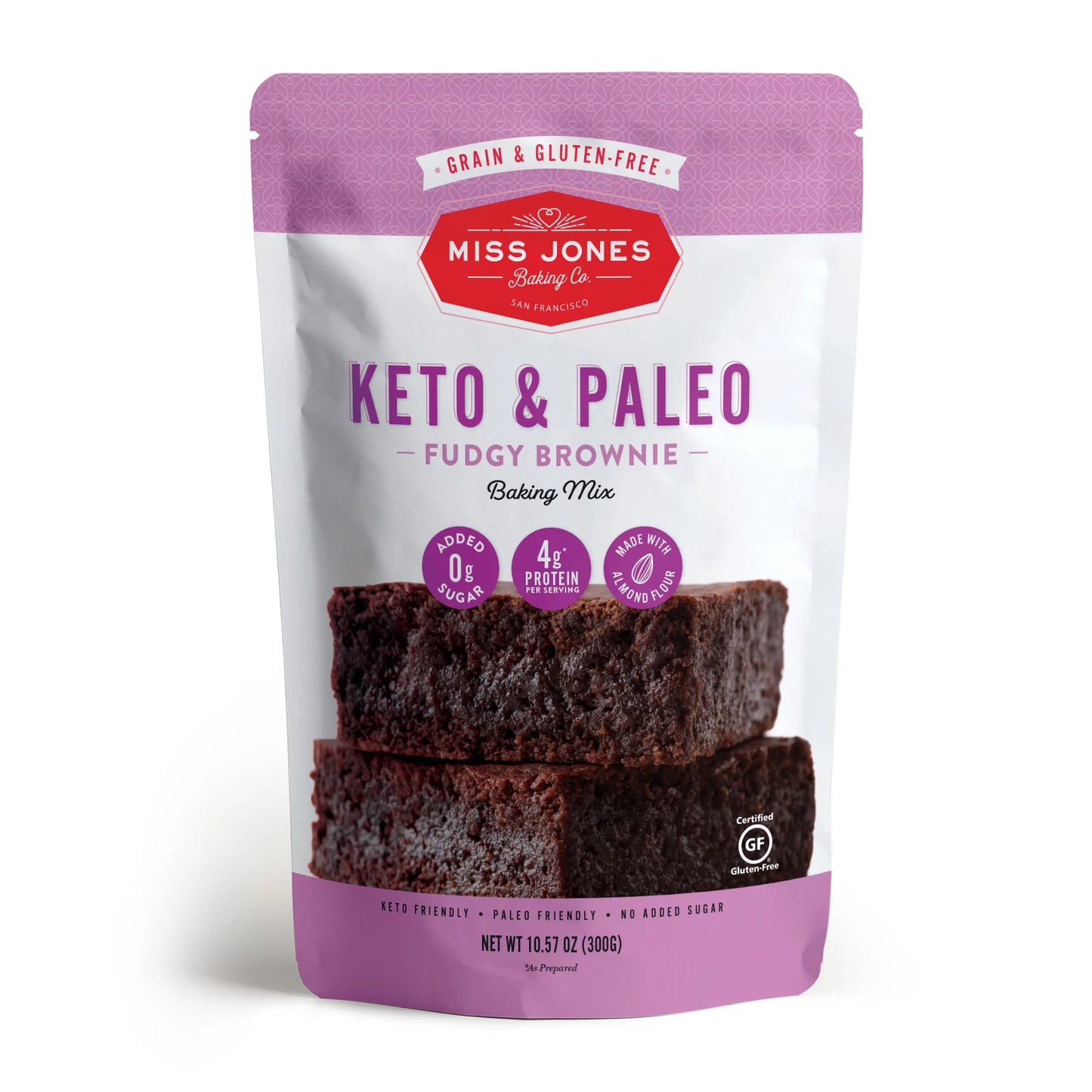 Miss Jones Baking Co - Fudgy Brownie Keto & Paleo Mix (10.57 oz)