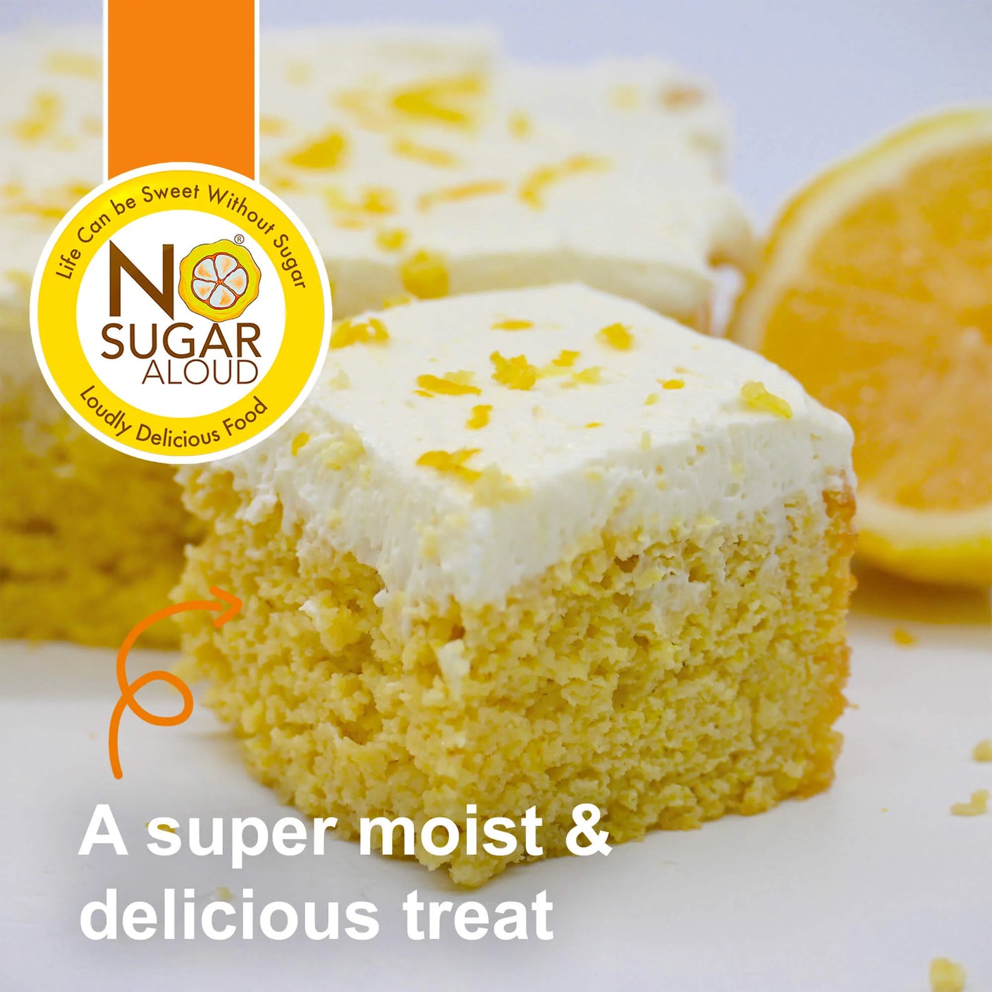 No Sugar Aloud LLC - Lemon Cake Mix (13 oz)