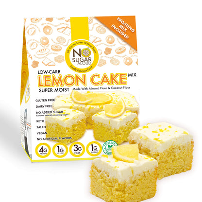No Sugar Aloud LLC - Lemon Cake Mix (13 oz)