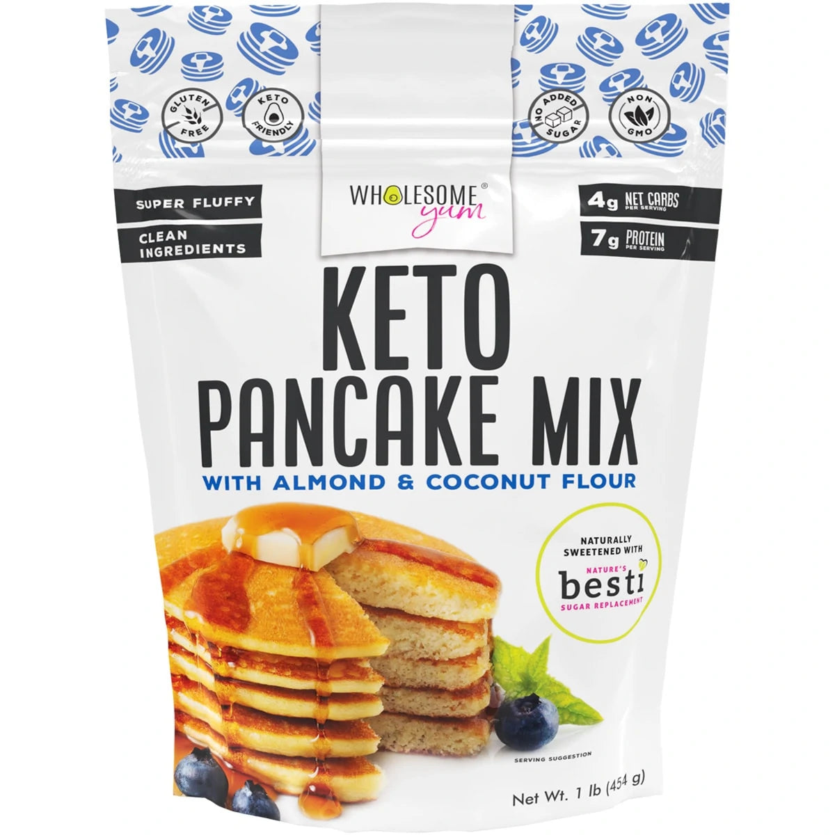 Wholesome Yum - Keto Pancake Mix (16 oz)