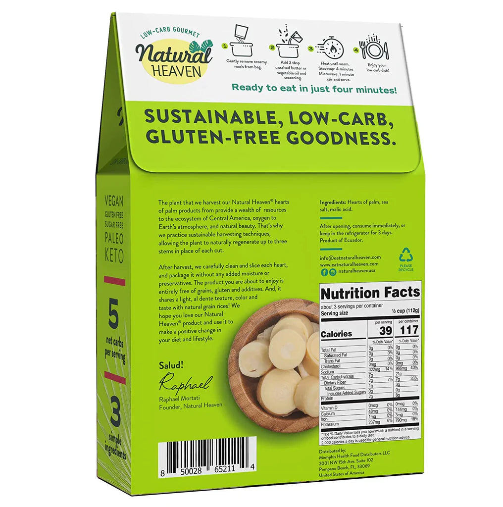 Mashed Hearts of Palm Pasta (12 oz)