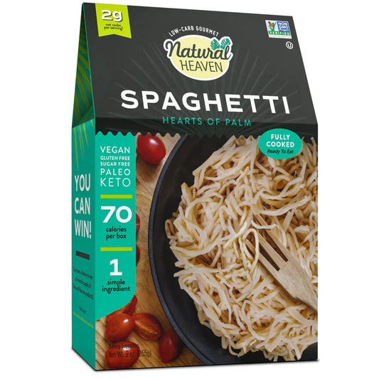 Natural Heaven - Spaghetti Hearts of Palm Pasta (9 oz)