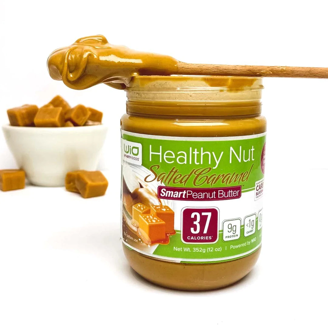 Wio Smart Foods - Healthy Nut Salted Caramel Peanut Butter (12 oz)