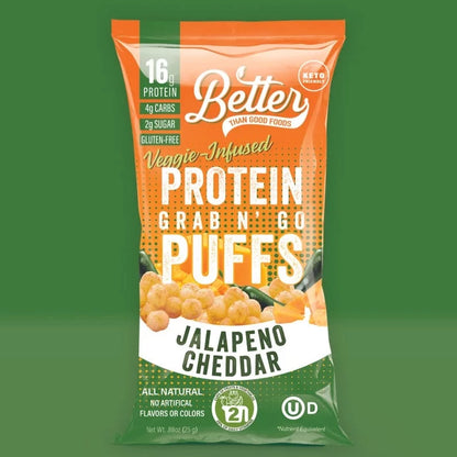 Better Than Good Foods - Jalapeno Cheddar Protein Puffs (0.88 oz)