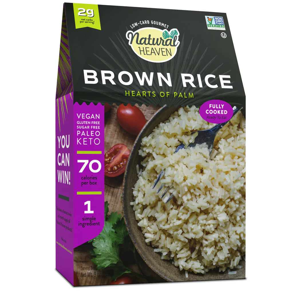 Natural Heaven - Brown Rice Hearts of Palm Pasta (9 oz)