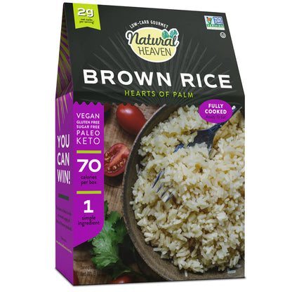Natural Heaven - Brown Rice Hearts of Palm Pasta (9 oz)
