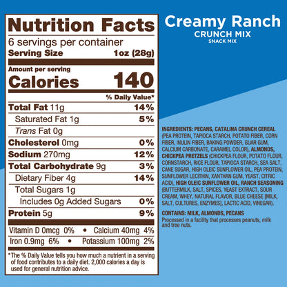 Catalina Crunch - Creamy Ranch Snack Mix (6 oz)