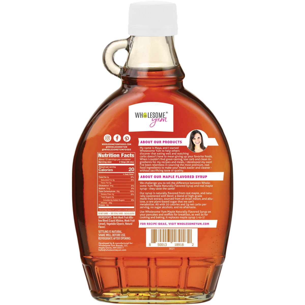 Wholesome Yum - Keto Maple Syrup (12 oz)