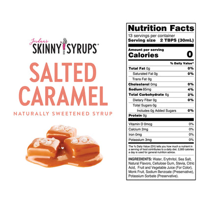 Skinny Mixes - Naturally Sweetened Salted Caramel Syrup (12.7 fl oz)