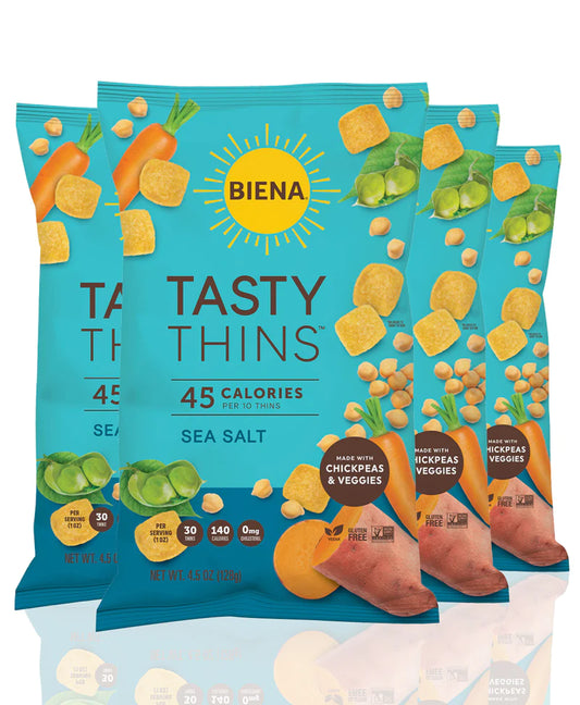 Biena Snacks - Sea Salt Tasty Thins (4.5 oz)