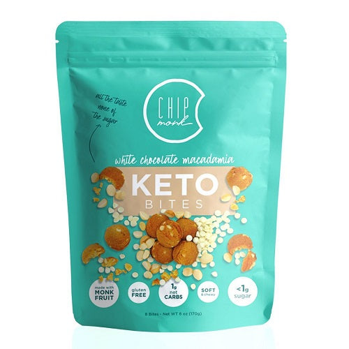 ChipMonk Baking - White Chocolate Macadamia Keto Cookie Bites (6 oz)